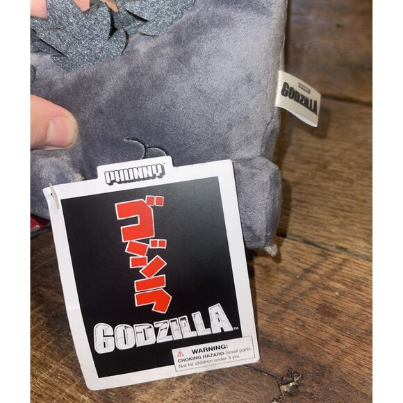 Godzilla Gojira Plush Toy Stuffed Animal 8" Collectible Grey Black - Picture 3 of 4